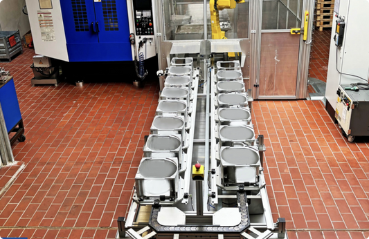 Automatisierte Fertigungslinie für Aluminium-Gusskomponente Automotiv