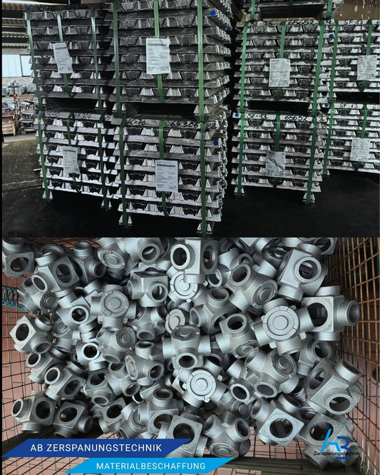 Materialbeschaffung für Aluminiumgussteile Sand-Kokillen u. Druckguss