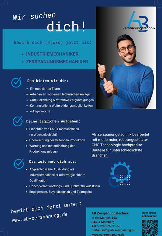 Karriere bei AB Zerspanungstechnik
